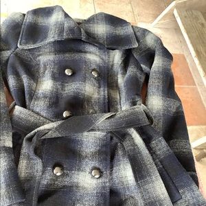 Dark blue pea coat
